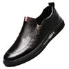Men Leather Shoes Casual Breathable Shoes Outdoor Business Wedding Shoes