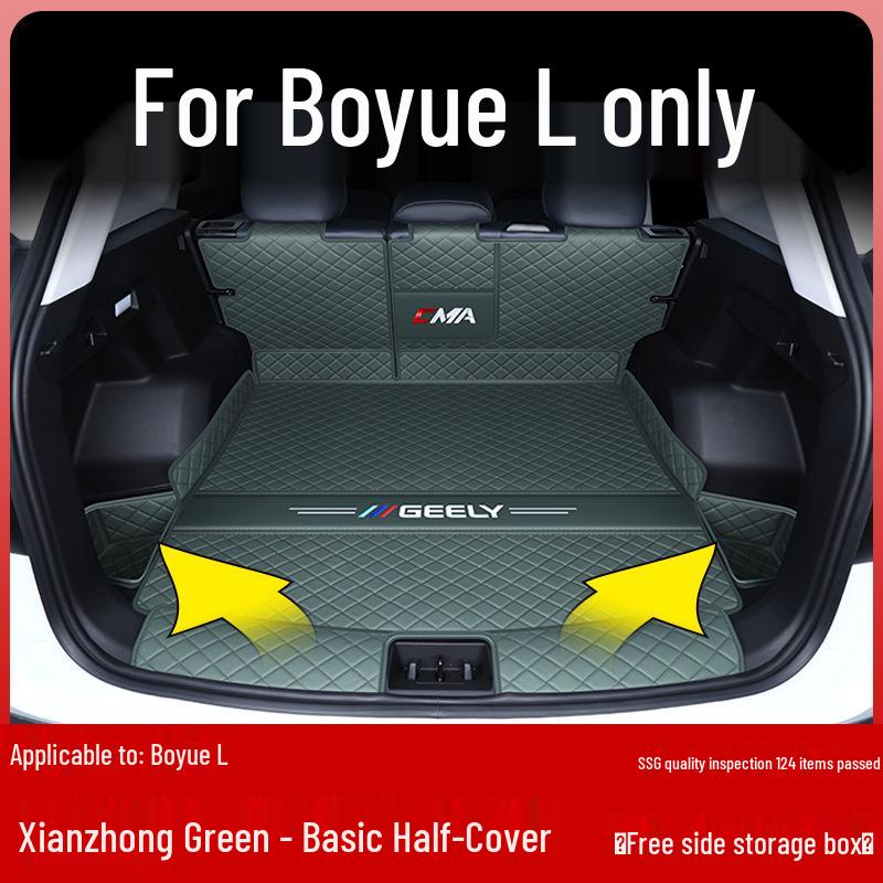 Geely Boyue L 2024 Trunk Mat - Full Coverage Tail Box Interior Decor Fán