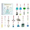 Adventní kalendář s chemickou tématikou 24denní odpočítávání do Vánoc Kalendář Akrylová závěsná ozdoba Vánoční odpočítávací kalendář