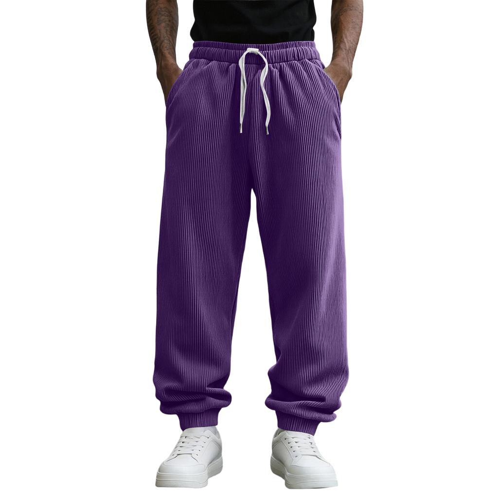 Men's Color Loose Sweatpants Men's Casual Fashion Sweatpants