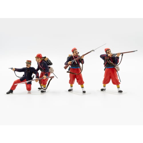 ICM 1/35 French Zouave Soldiers 1914 Plastic Model Kit 35709