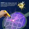 USB Rechargeable Electric Mosquito Swatter Household Mosquito Killer Lamp Two In One Mosquito Repellent Artifact Fly Swatter Pow