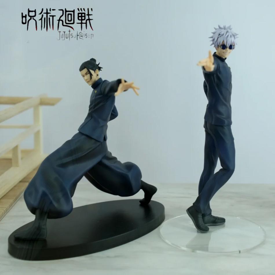JJK Jujutsu Kaisen Anime Figure Noodle Stopper 18CM Satoru Gojo 14.5CM Geto Suguru Action Figure PVC Collection Model Toys Gifts