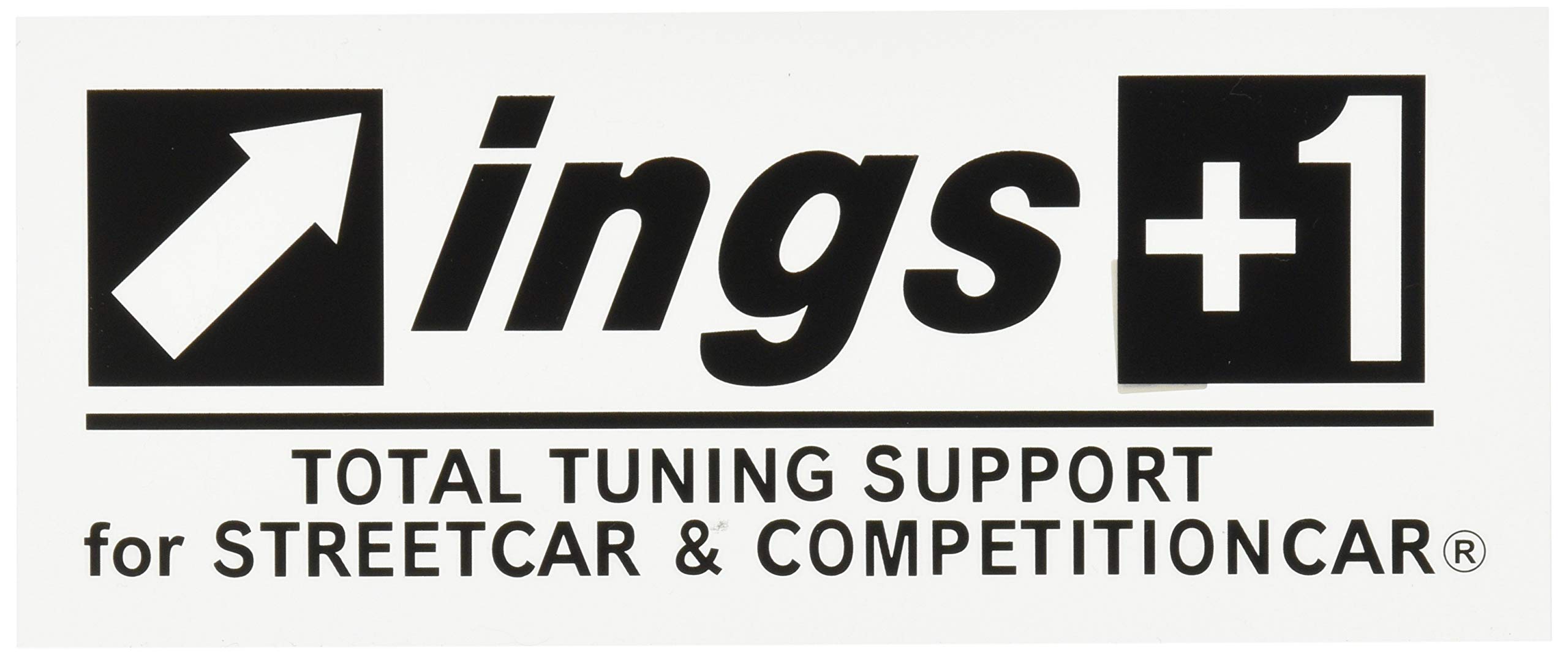 

Toyo Mark Wings Sticker Black 6.2 x 2.2 inches (157 x 56 mm) R-452 чёрный