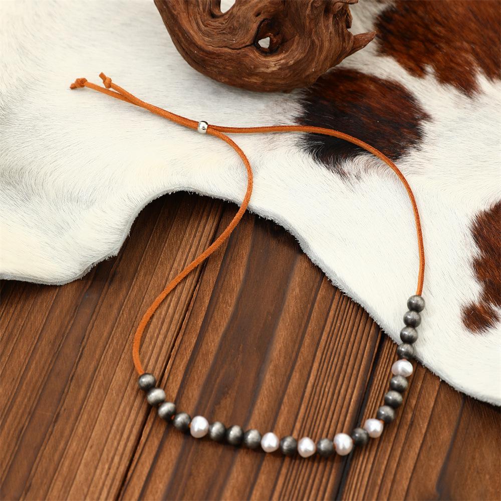 

Женские ретро-ожерелья с подвесками из имитации жемчуга one size