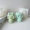 3D Skull Candle Silicone Mold DIY Halloween Decorative Soap Plaster Resin Molds