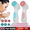 Electric Silicone Cleansing Brush Ultrasonic Facial Pore Cleaning Tool Beauty Instrument