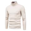 Men’s Slim Fit Mock Neck Pullover Knit Sweater