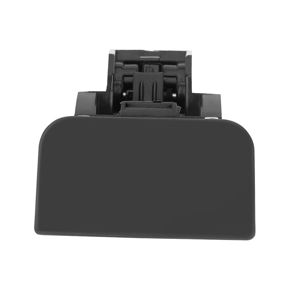 Trava de porta-luvas de carro, maçaneta da tampa, sem furo, preta