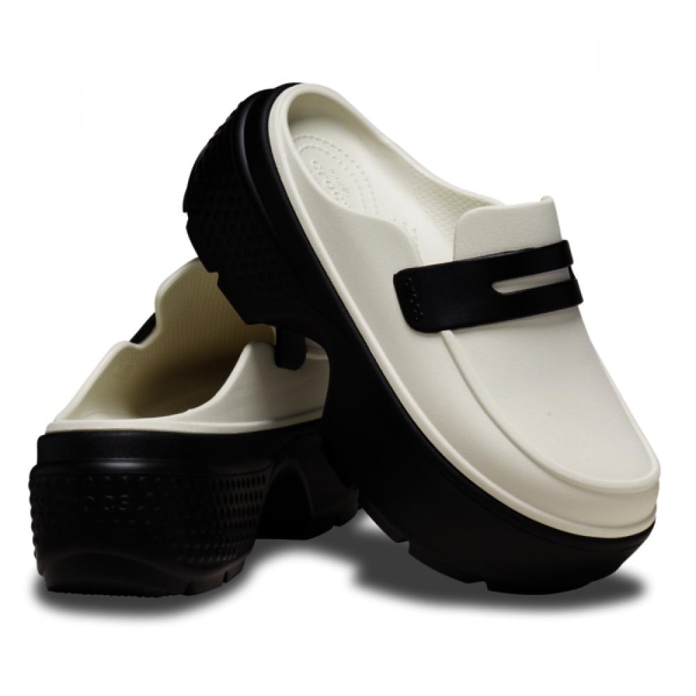 Crocs Unisex Classic Platform Stomp Loafer Crocs Sandal Slipper Jibbitz M8W10(265)