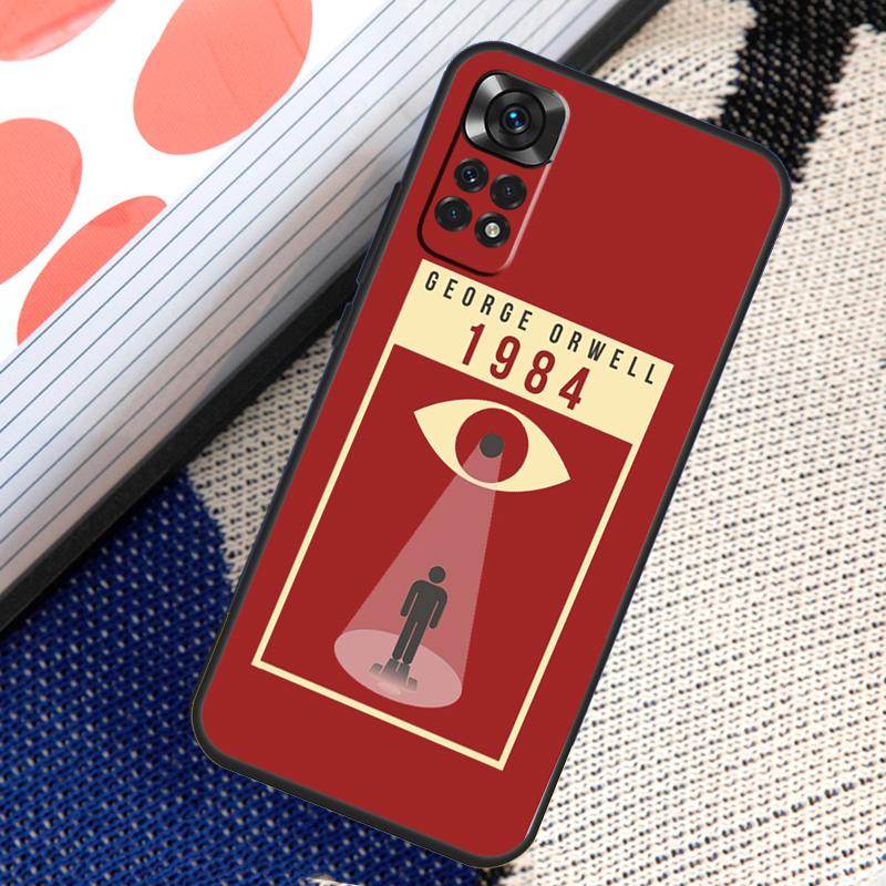 1984 George Orwell Case For Xiaomi Redmi Note 10 11 Pro 8 9 12 Pro 11S 10S 9S Redmi 9 10 12C 9C 10C Back Cover