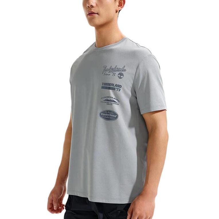 Timberland Ss26 Outdoor Hiking Cotton Crew Neck Printed Breathable Short Sleeve T-Shirt Men tops A5S4T-A6S