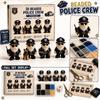 DIY Perlen Polizei Crew Bastelset Enthält Perlen Werkzeuge Anleitungen zum Erstellen von Polizistenfiguren und Zubehör Handgefertigtes Dekoration Set