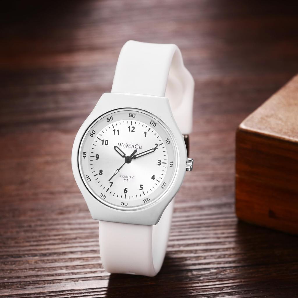 Women's Analog Watch with Silicone Strap, Waterproof: Cute and Stylish Women's Watch, Fashion Accessory - Valentine's Day, Christmas, Birthday Gift