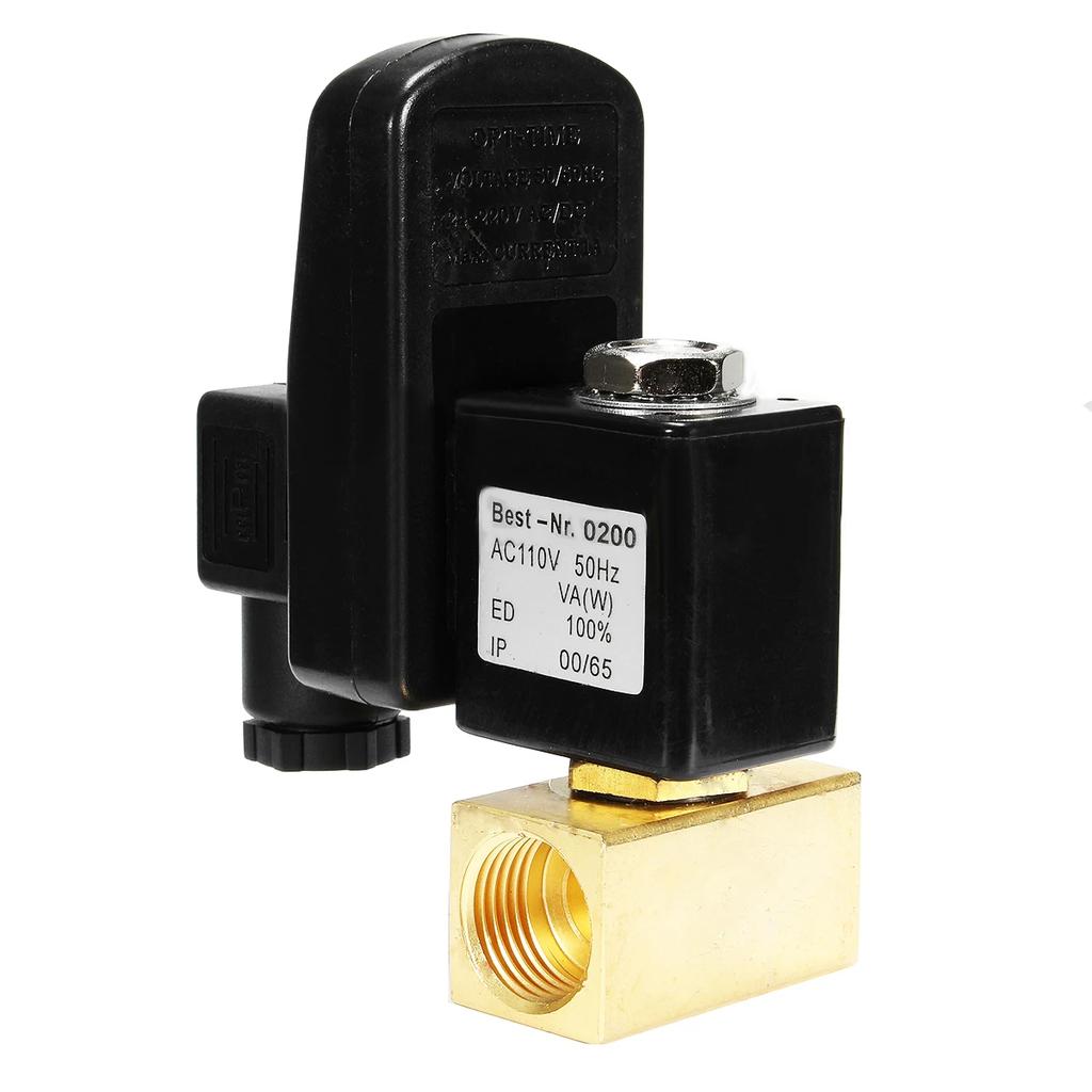 1pc 1/2" Drain Valve Electronic Timed Air Compressor Gas Tank Automatic 2-way Drain Valves For Filters Air Cylinders