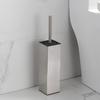 Bathroom Toilet Brush Holder Set Stainless Steel Black Square Cleaning Tools Vertical Toilet Brush Bathroom Cleaning Accessories