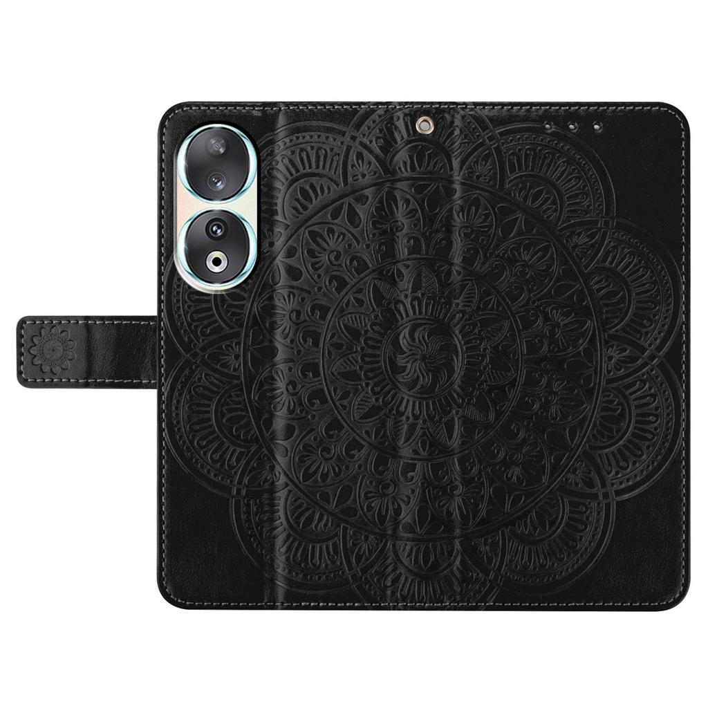 For Honor 90 Case Leather Flip Wallet Phone Cover 3 Card Holder
