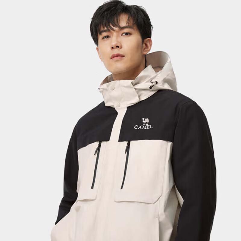 CAMEL Men s 3-in-1 Outdoor Thickened Warm Storm Jacket S
