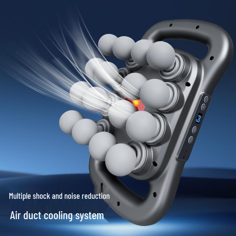 Versatile Multi-head Fascia Gun & Cervical Spine Massager for Home Use