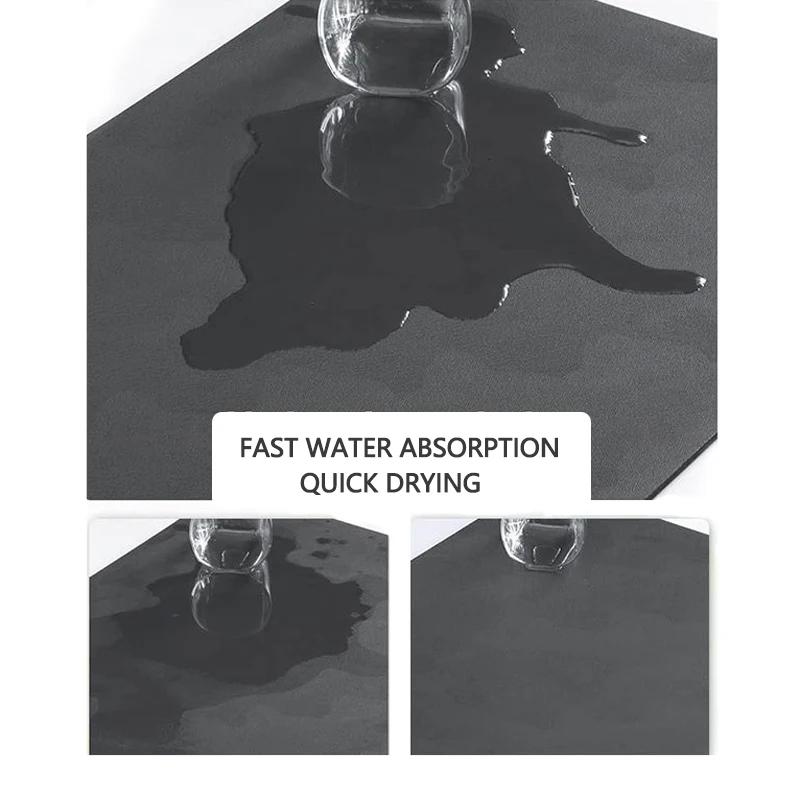 American-style Stair Mat Non-slip Solid Wood Step Mats Household Rotating Carpets Luxury Water-absorbent Leather Carpet 