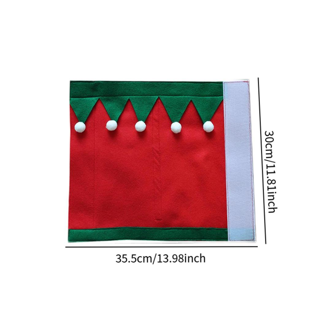 Horse Leg Wraps Christmas Style Polyester Breathable Festive Decor for Winter Equestrian Accessories