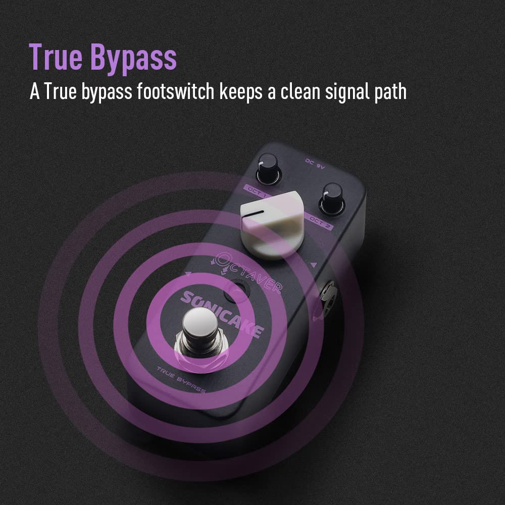 SONICAKE Octaver Guitar Effect Pedal