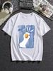 100 Cotton Women Tshirt Graffitiart Confused Duck Printed Tees Shirt Summer Loose Tops Fashion Street Oneck Female Clothes