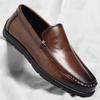 Fashion 2025 Autumn New Designer Loafers Shoes for Men Fashion Casual Solid Color Soft Sole Leather Men's Shoes