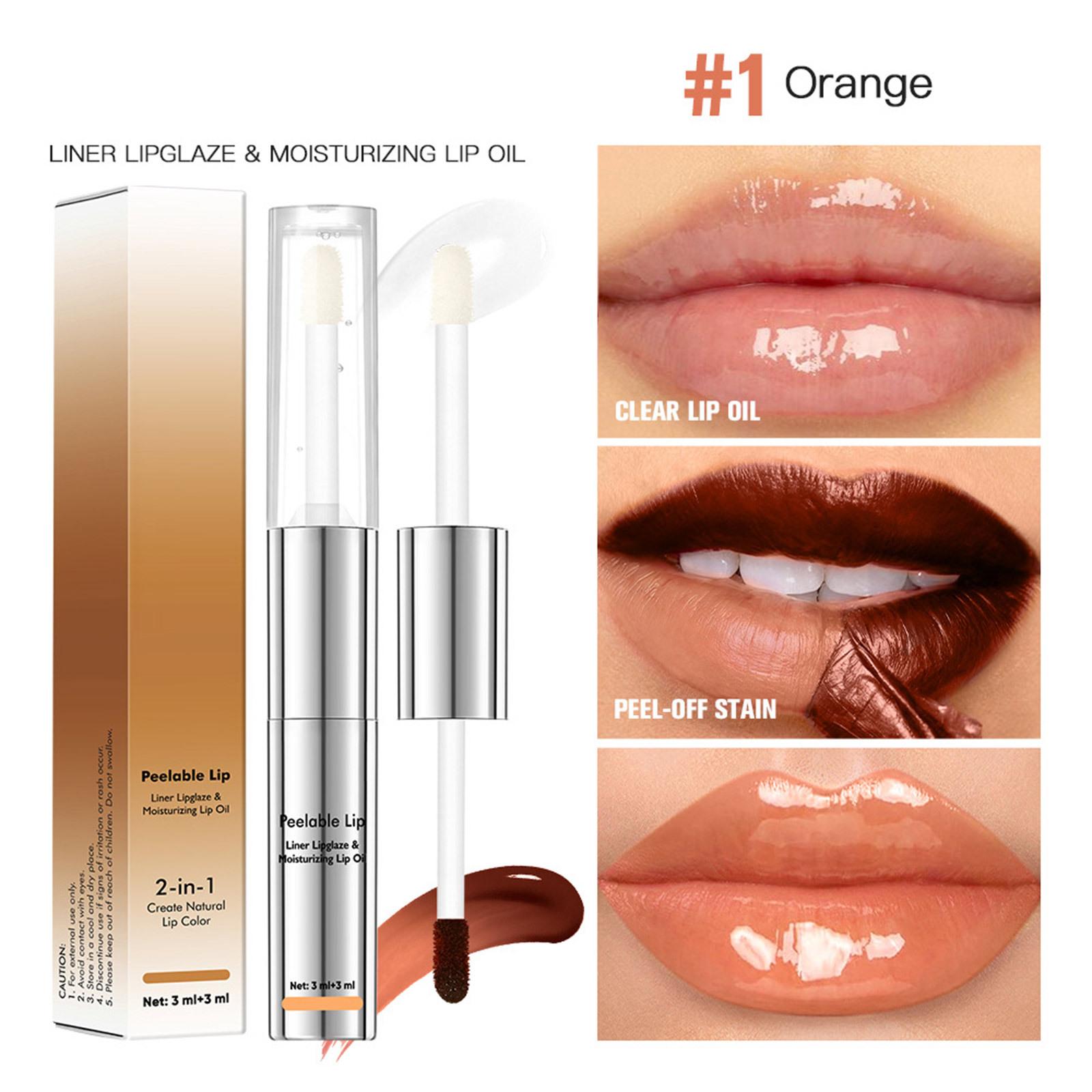 

Dual-Effect Peel-Off Shiny Lip Color | Waterproof Smudge-Resistant Locked-In Lip Stain | Portable for Everyday, Gatherings & Celebration One Size