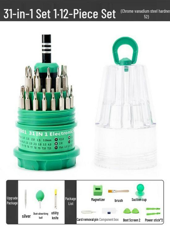 Yileke Multi-Functional Screwdriver Set for Mobile Phone Disassembly and Household Use