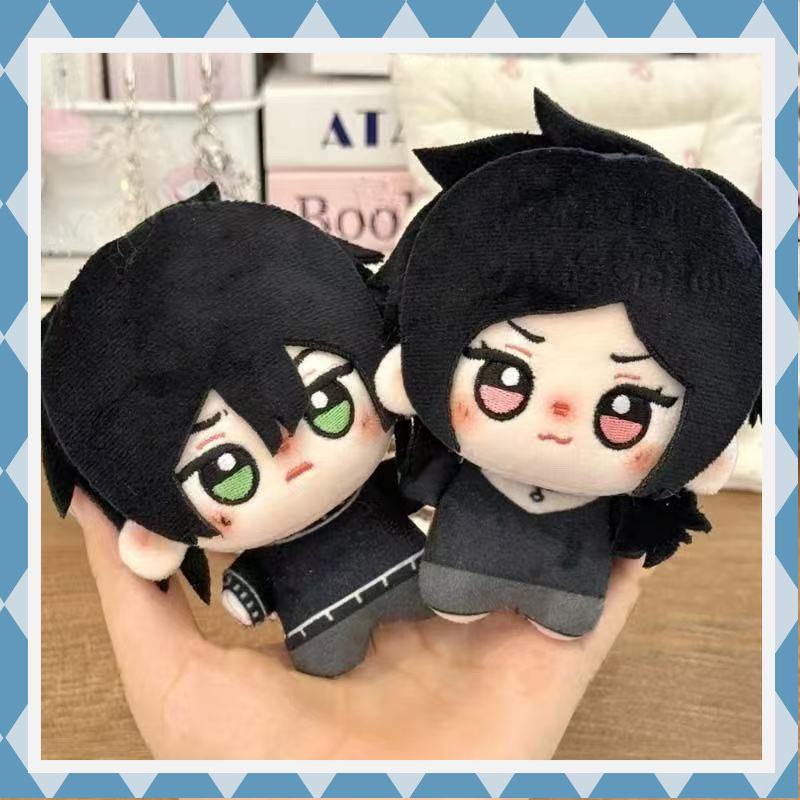 10CM Anime Le Cercueil d'Andy et Leyley Cosplay Peluche Sac à Dos Ornement Mignon Peluche Pendentif Porte-clés Cadeaux d'Anniversaire Peluches