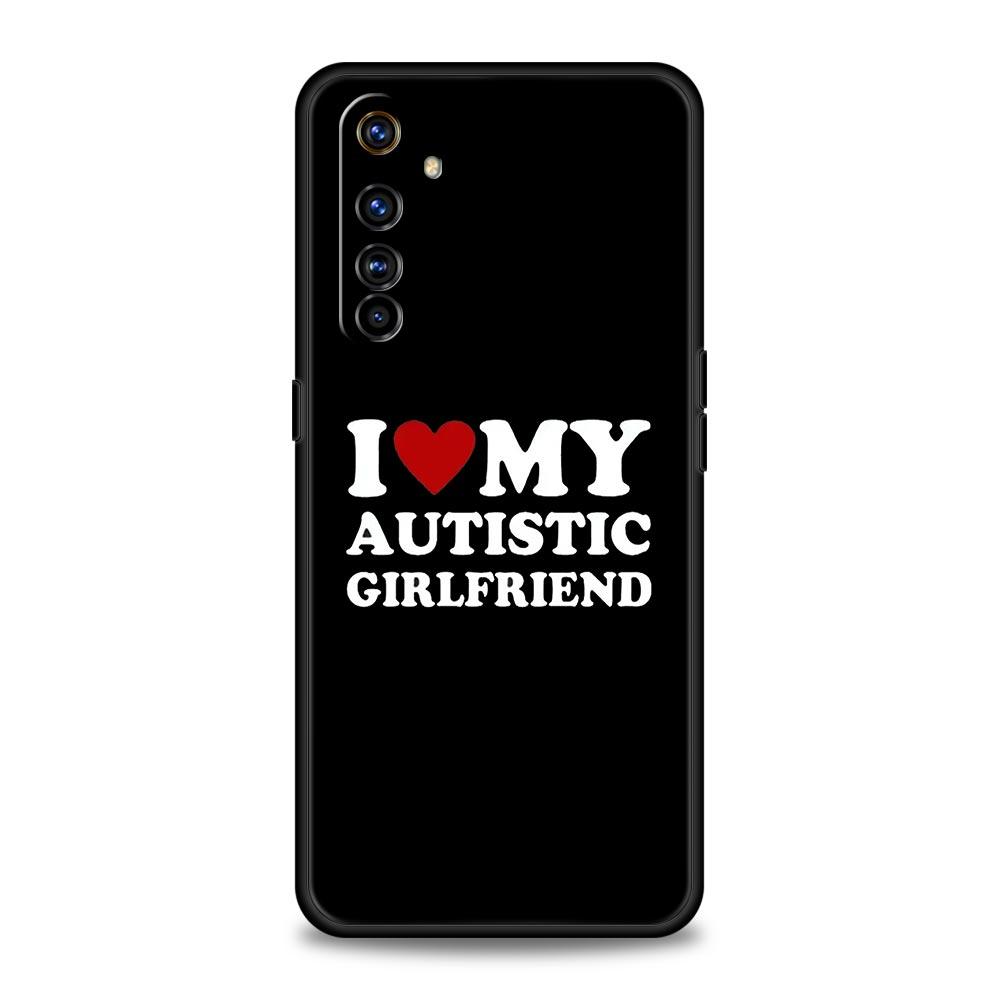 Cute I Love My Girlfriend Case For Realme 12 11 10 9 8 5G 7 6 GT5 GT3 GT2 Pro Plus C21 C25 C35 For Realme GT Neo 2 3 3T 5 Cover Realme 11 Pro