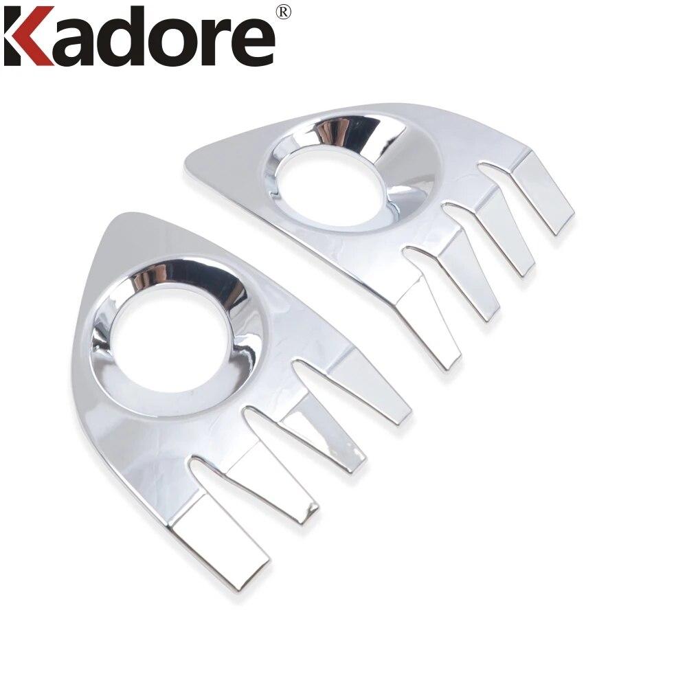 Front Fog Light Lamp Cover Trim For Toyota Corolla Cross    2022 2023 Chrome Foglight Frame Trims Car Accessories