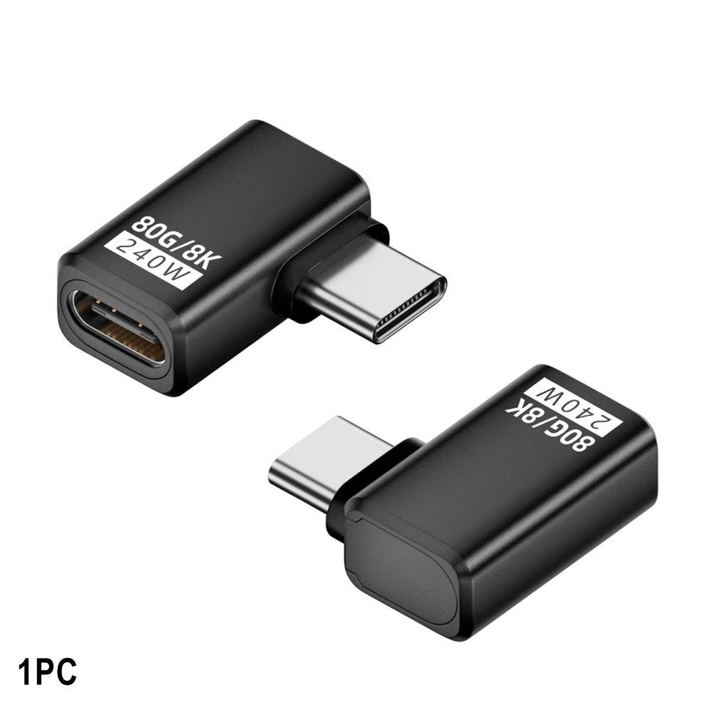 240W Type-C Converter 80Gbps 8K 60HZ USB4 Adapter Data Transmission Male To Female USB-C Extension Connector Mobile Phone