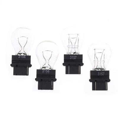2Pcs 3156/3157 12V 21/5W Led Bulbs Clear Shell Tail Signal Light Bulbs Replacement Car Tail Brake Light Backup Reverse Lamp