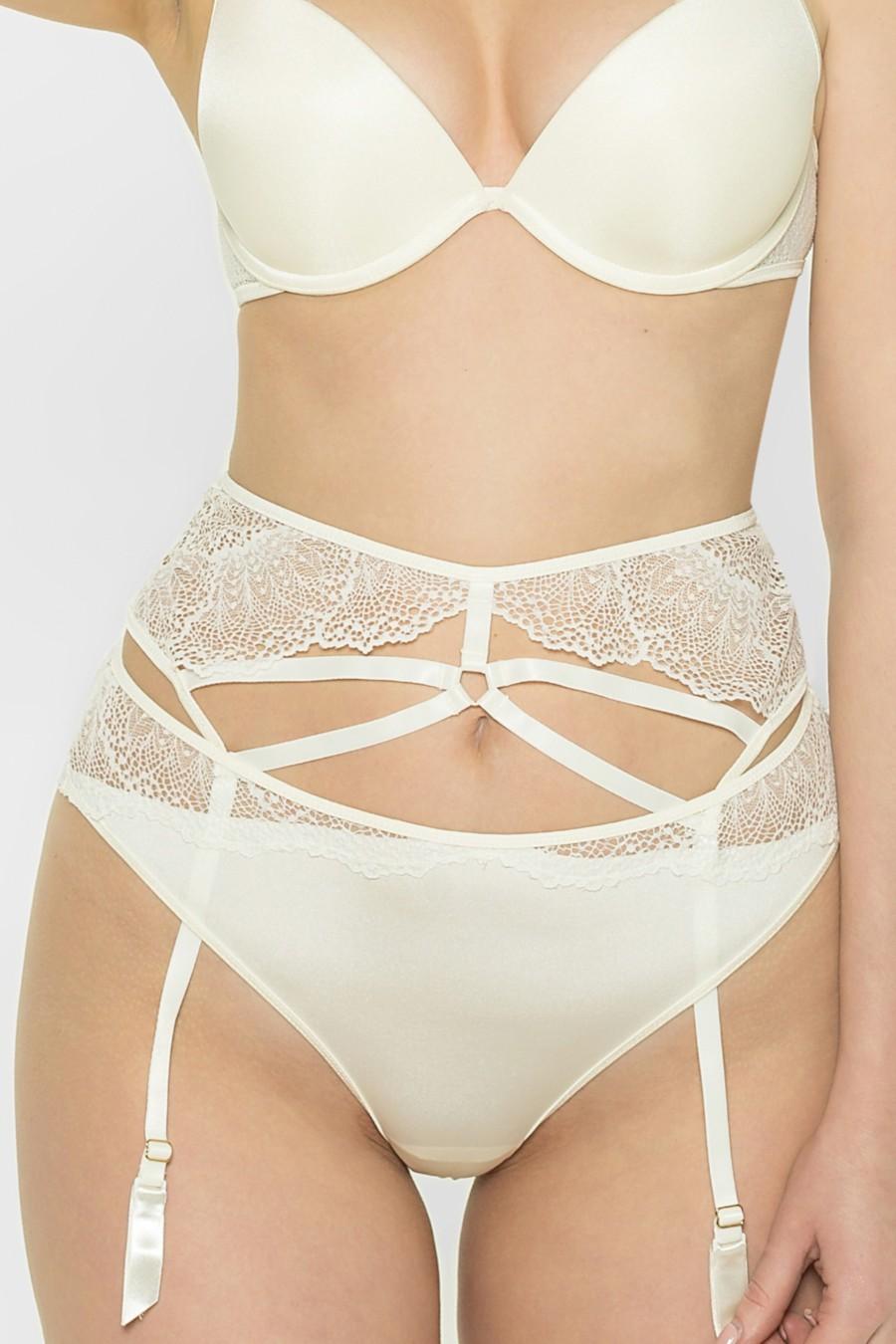 

Пояс для панчох brabrabra (85575) 44(M) шампанського