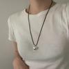 Fashion Trend Niche Sense Love Pendant Collarbone Chain Temperament Simple Cold Wind Adjustable Black Rope Necklace