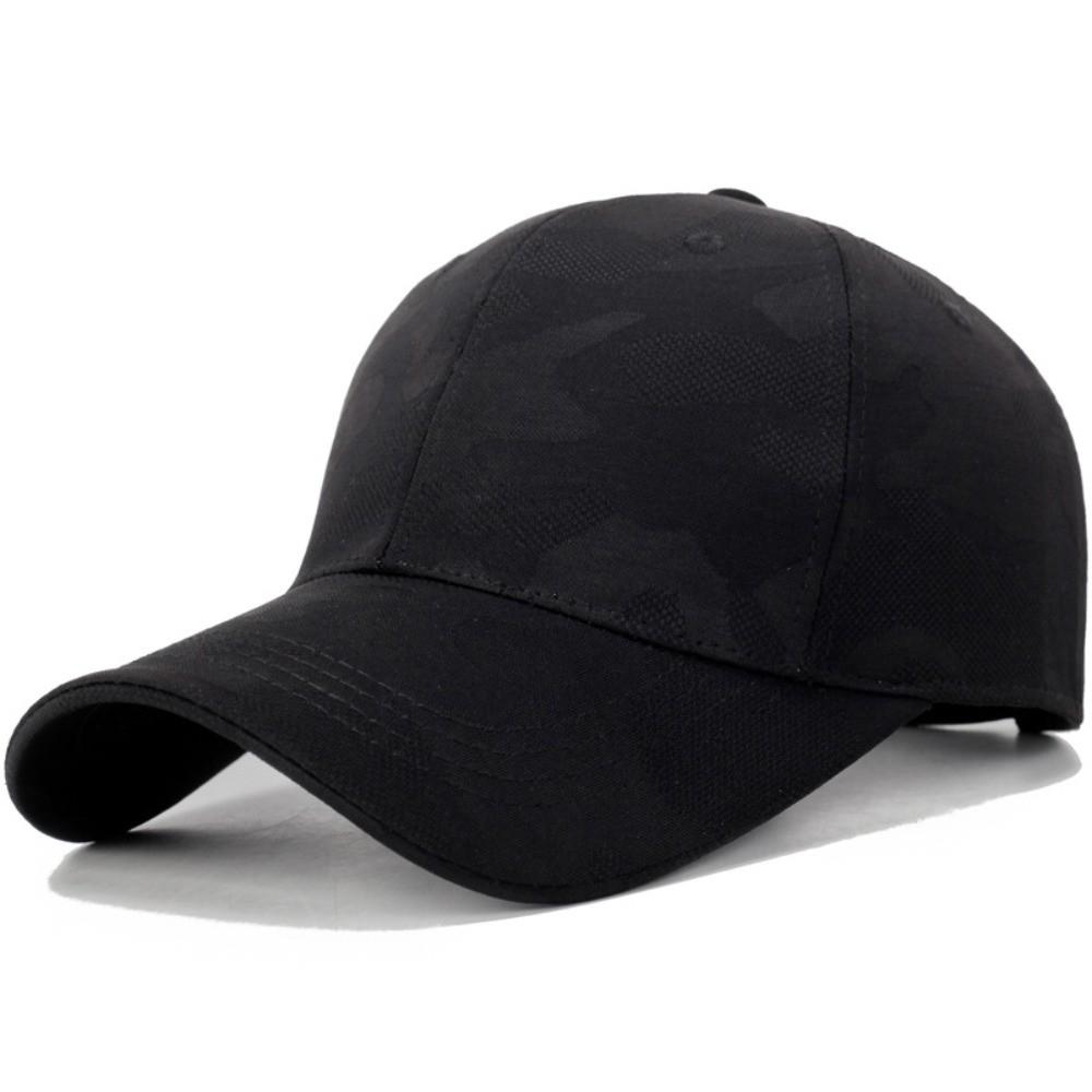 

Casual Baseball Cap Visor Peaked Cap Simple Adjustable Sunscreen Hats Outdoor Sports Fishing Camping чёрный