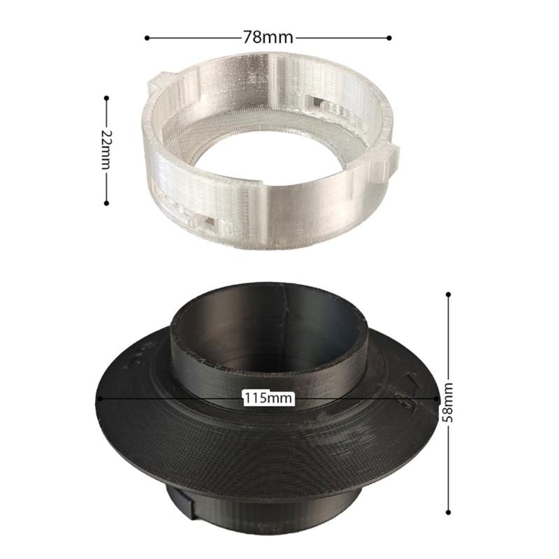 Coffee Grinder Single Dose Hoppers Hand Pressure Bean Bin with Silicone Bellow Suitable for Various Series Machines