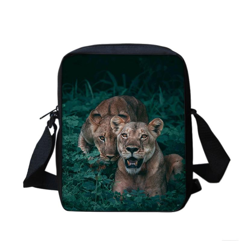 lion multifunctional cartoon large capacity shoulder bag, the perfect gift for boys and girls on school birthdays