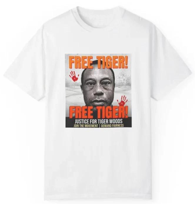 Free Tiger Woods T-Shirt 2XL