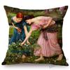 Aestheticism Master John Waterhouse Ancient Greek Myths Goddess Oil Painting Sofa Pillow Case Young Girls Linen Cushion Cover