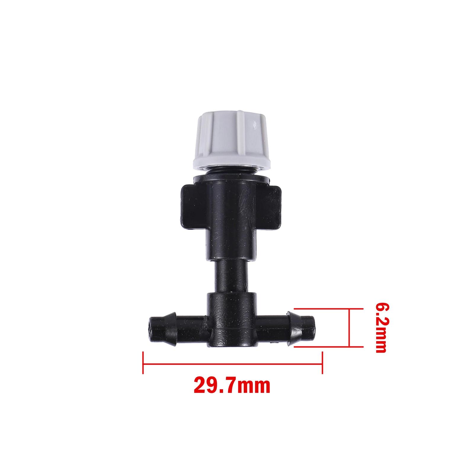 

100 шт., серая насадка-распылитель с тройником 1/4 дюйма, насадки для запотевания, тумана, садовая ферма, парк, спринклер для полива и орошения, охлаждающий опрыскиватель темно серый