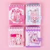 Cartoon Animal Pocket Notebook Wire Bound Memo Notepad 3D Rabbit Girl Panda Duck Mini Spiral Notebook School Office Supplies
