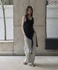 Mosyupamosyu Tie Sleeveless [Black]