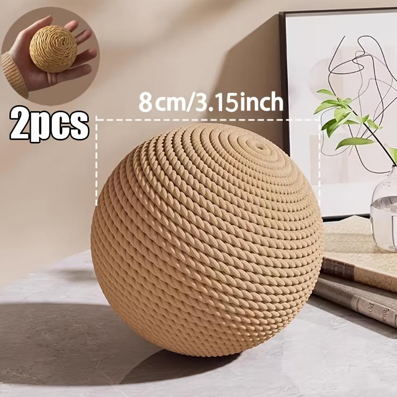 

2/3pcs Large Sisal Cat Toy Ball |Safety Sisal Material, Self-Entertainment, Perfect for Indoor/Outdoor Holiday Playtime, Ideal for Medium-Sized Cats 2pcs