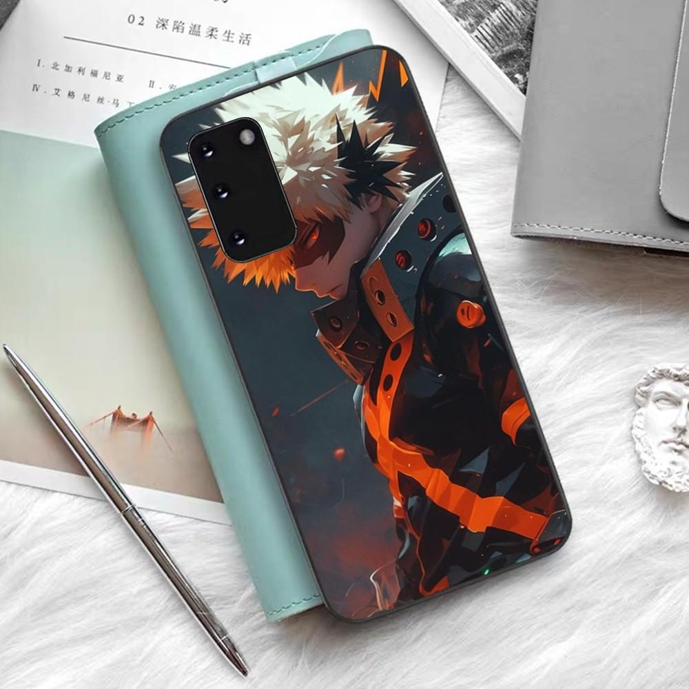 Coque de téléphone dessin animé B-Bakugo K-Katsuki Silicone PC+TPU Pour Samsung S10 20 30 22 23 24 Plus Lite Ultra Housse