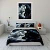 Yin Yang Wolf Decor Set Multiple Sizes Kid'S And Adults' Bedroom Exquisite 3Pc Bedding Set, Gift