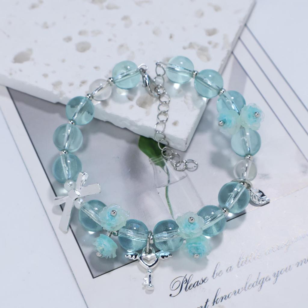 Mori Style Mermaid Crystal Bracelet – Versatile Niche Design for Women, Ideal for Students and Best Friends