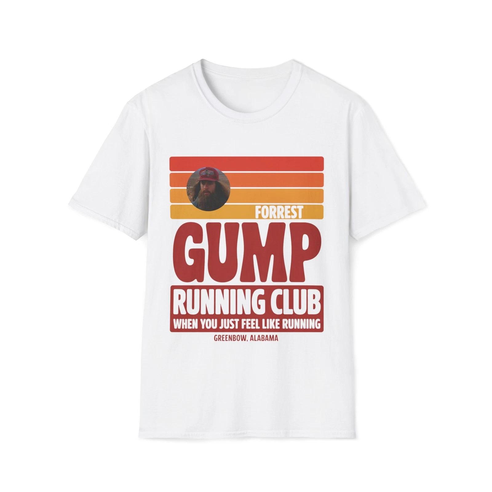 Gump Running Club T-Shirt | Forrest Gump Unisex Softstyle Tee 4XL